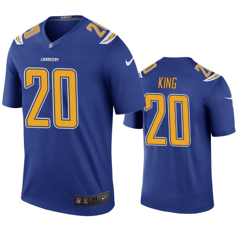 Men Los Angeles Chargers #20 Desmond King Nike Royal Color Rush Legend NFL Jersey